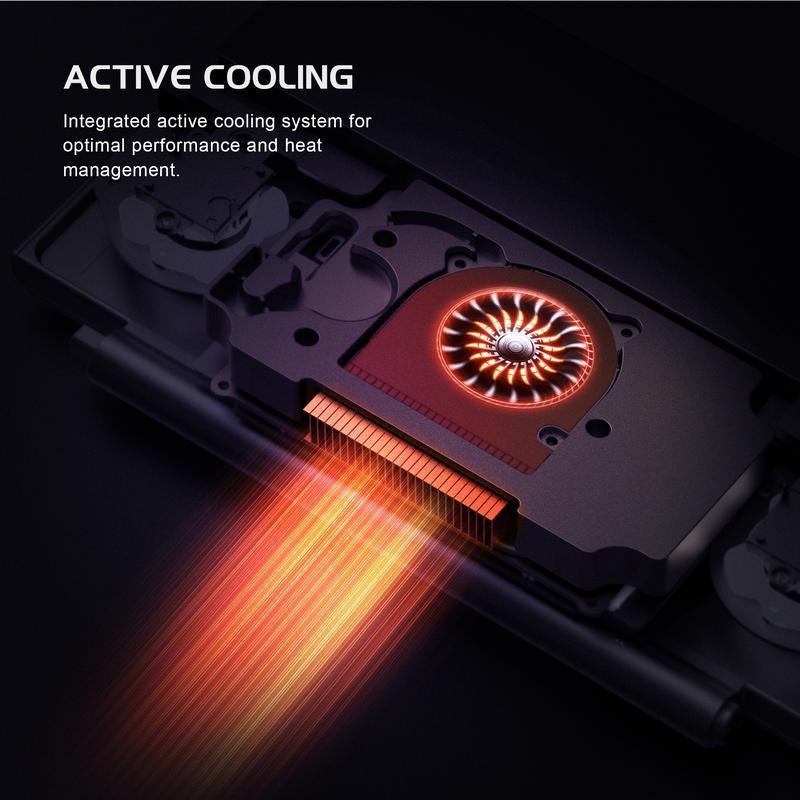 Retroid Pocket Flip 2【Pre-Configured】Handheld Console Sd865【Buy 1 Get 1 Multi-Port Adapter+1 8K Projection Cable+1 Type-C Cable+1 Roms Card】Android 13 Adreno 650 8GB Lpddr4X 5.5-Inch AMOLED 1080P Active-Cooling 5000Mah Wifi Ready to Play Gift Package