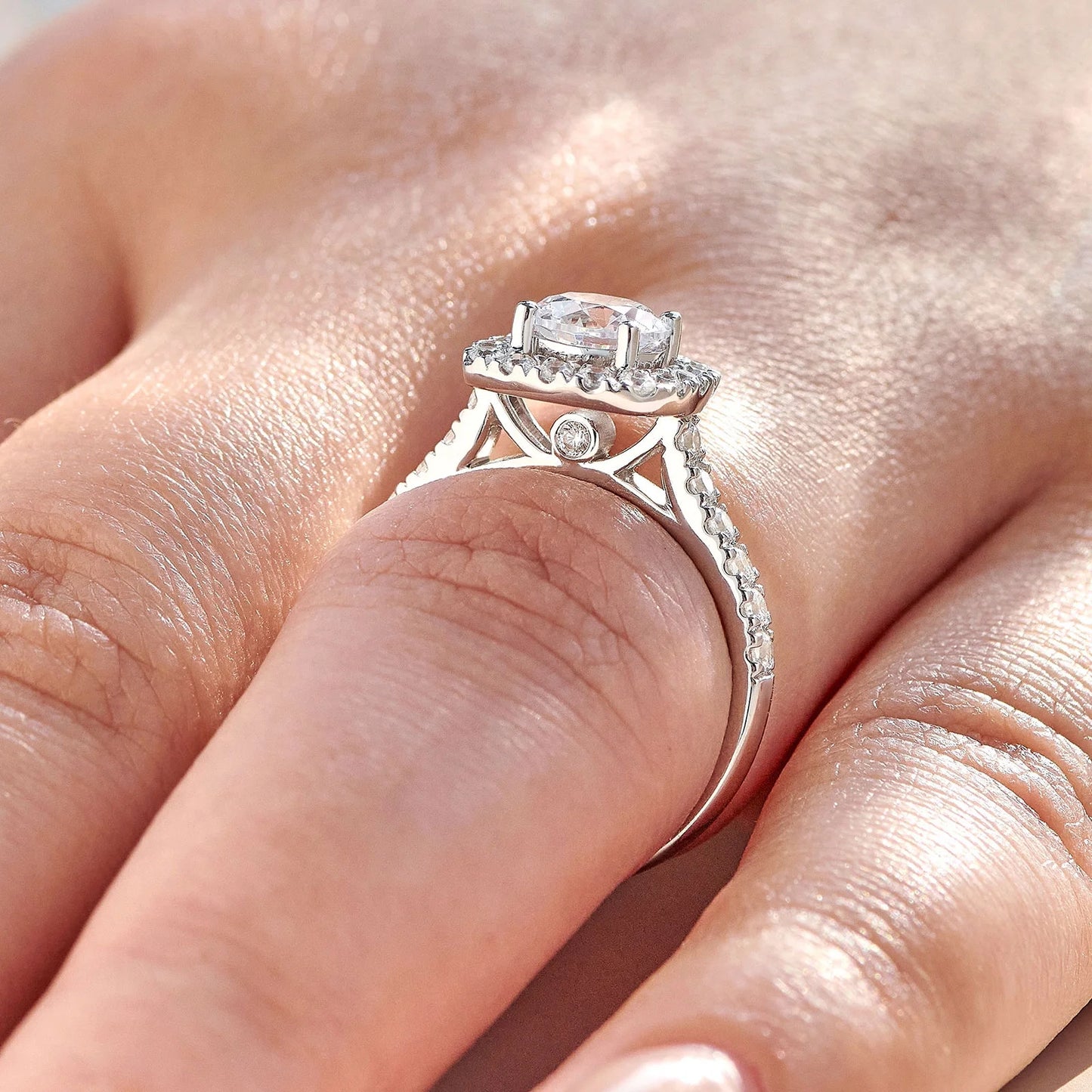 Wedding Rings for Women AAAAA Cz 925 Sterling Silver Engagement Bridal Band Set Enhancers and Wraps Size 8