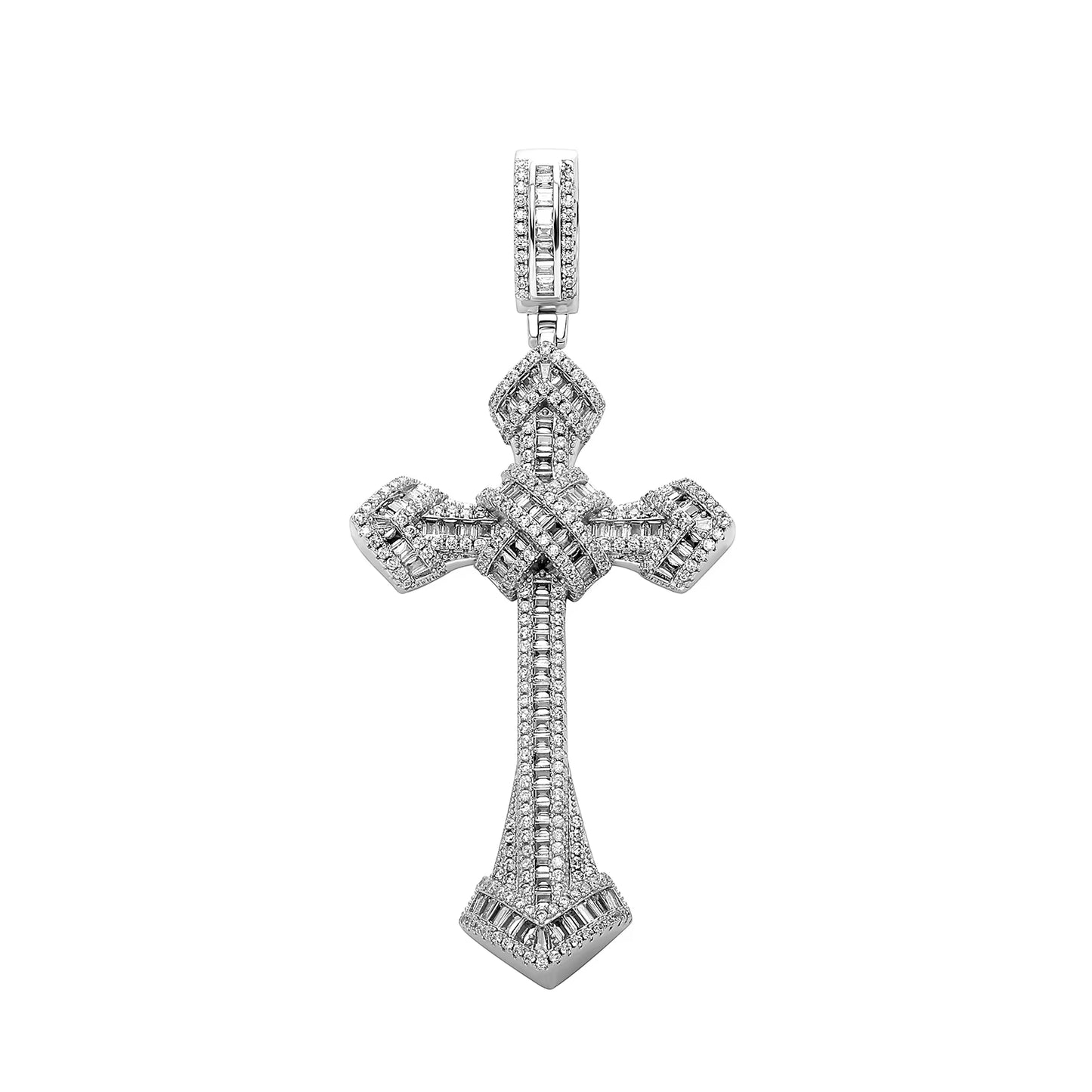 14K Gold Plated Fully Iced Out Monster Pendant for Men Boys Women Bling 5A CZ Simulated Diamond Hip Hop Rapper Chain Pendant