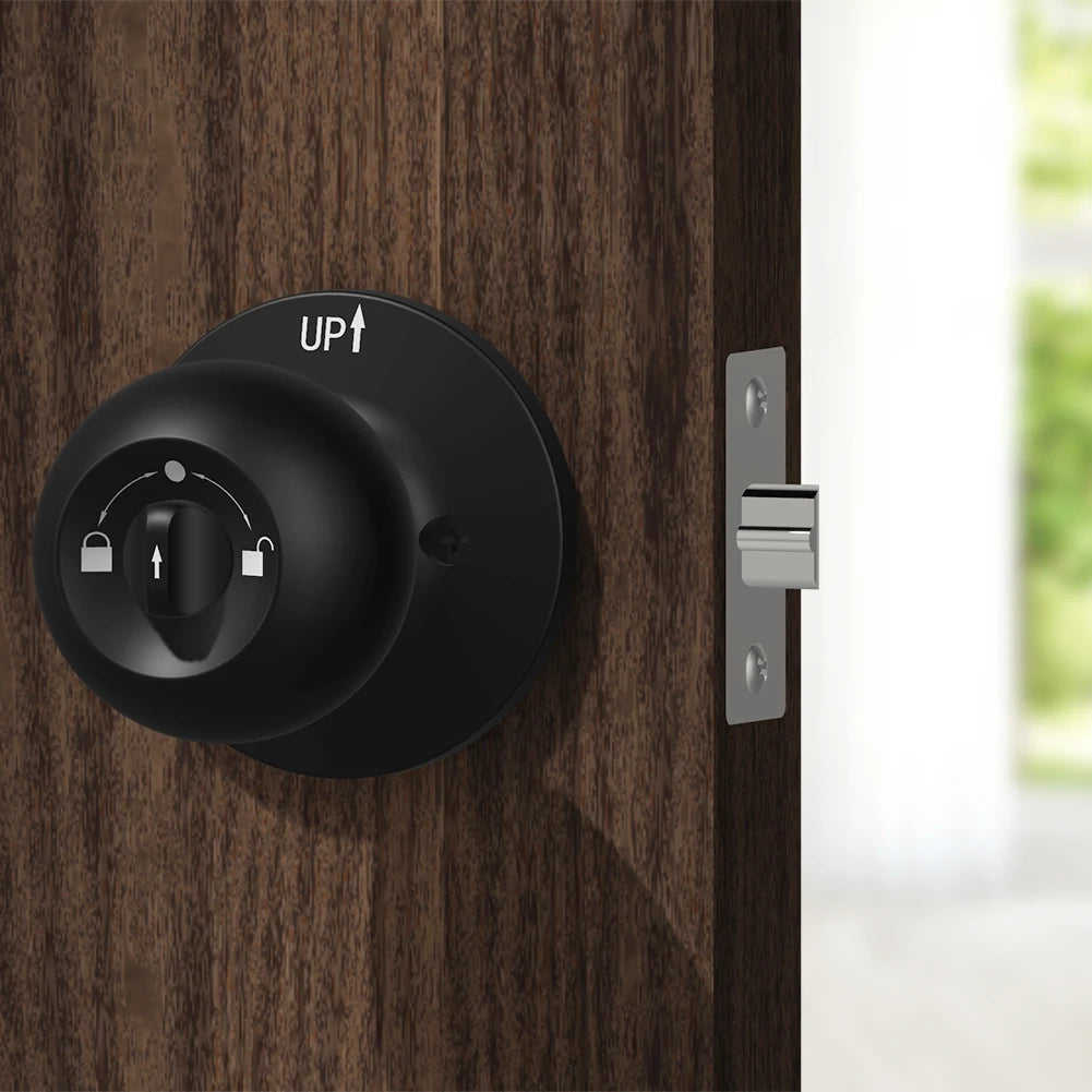 Smart Door Knob Fingerprint Door Knob Rechargeable Electronic Door Lock with Keys TUYA App Control for Bedrooms Cloakroom