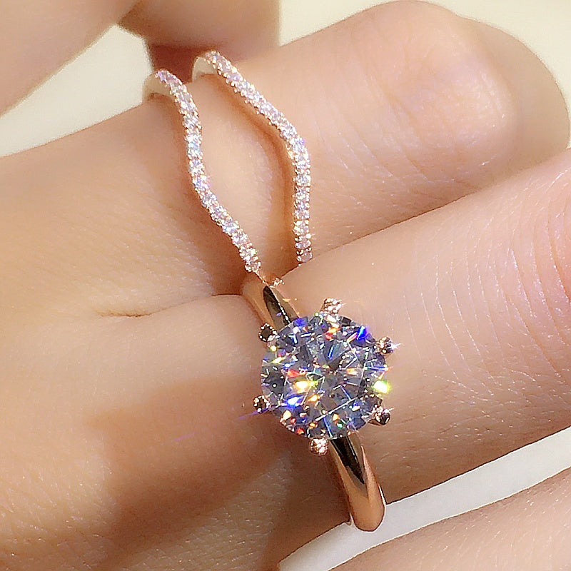 2.5CT Lab Grown Diamond Engagement/Bridal Ring Set