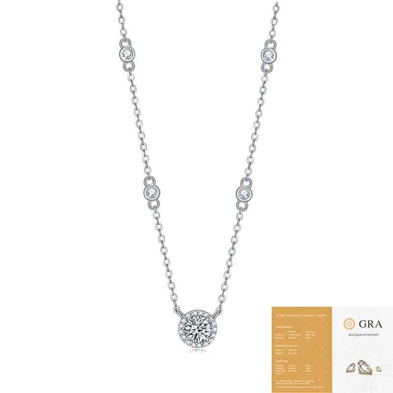 Women's Moissanite Heirloom Necklace