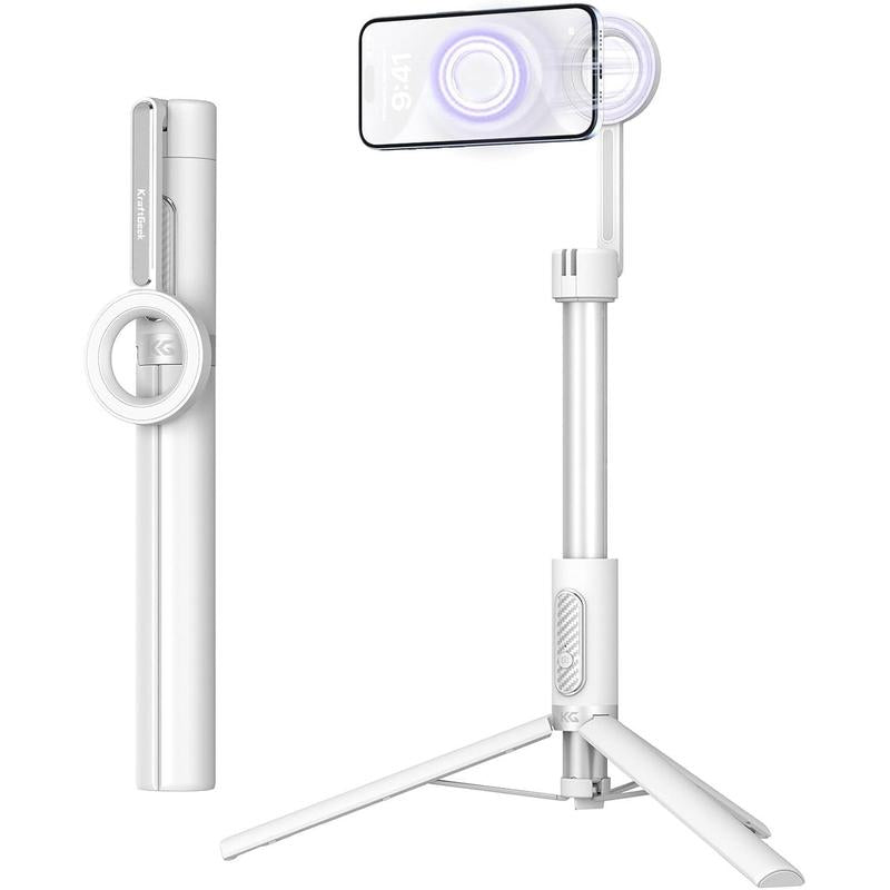Magnetic Selfie Stick Tripod for Iphone, 64” Phone Tripod for Magsafe, Travel Tripod Stand with Remote for Cell Phone Iphone 16 Pro Max