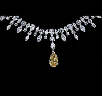 Women's Sterling Silver Diamond Necklace