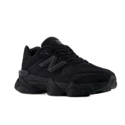 New Balance 9060 Triple Black Cat Youth / Women'S Perfect Casual Daily Lifestyle Sneaker Fashion Footwear Gym Walking Shoe Running Sneaker Girl