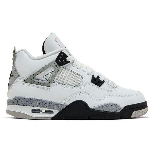 Nike Air Jordan 4 Retro White Cement IB4171-100 GS & Women'S Fashion Sneaker New