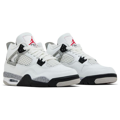 Nike Air Jordan 4 Retro White Cement IB4171-100 GS & Women'S Fashion Sneaker New