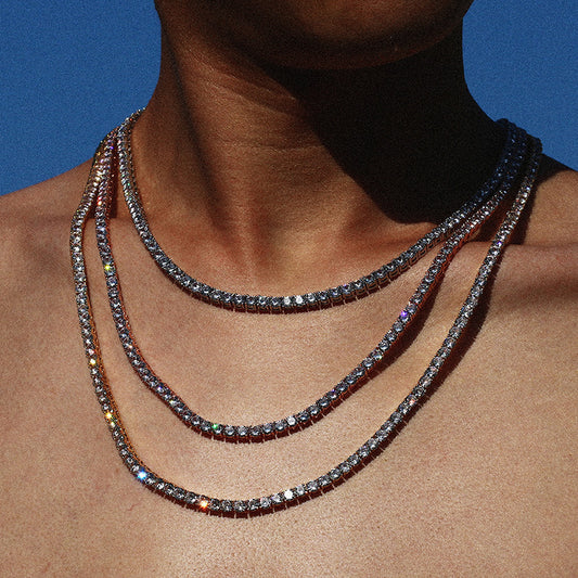 VVS Moissanite Tennis Necklace