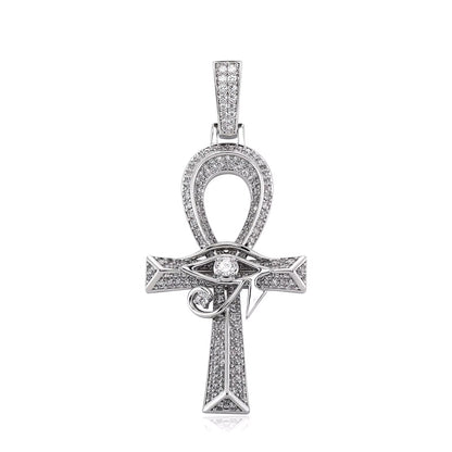 14K Gold Plated Fully Iced Out Monster Pendant for Men Boys Women Bling 5A CZ Simulated Diamond Hip Hop Rapper Chain Pendant