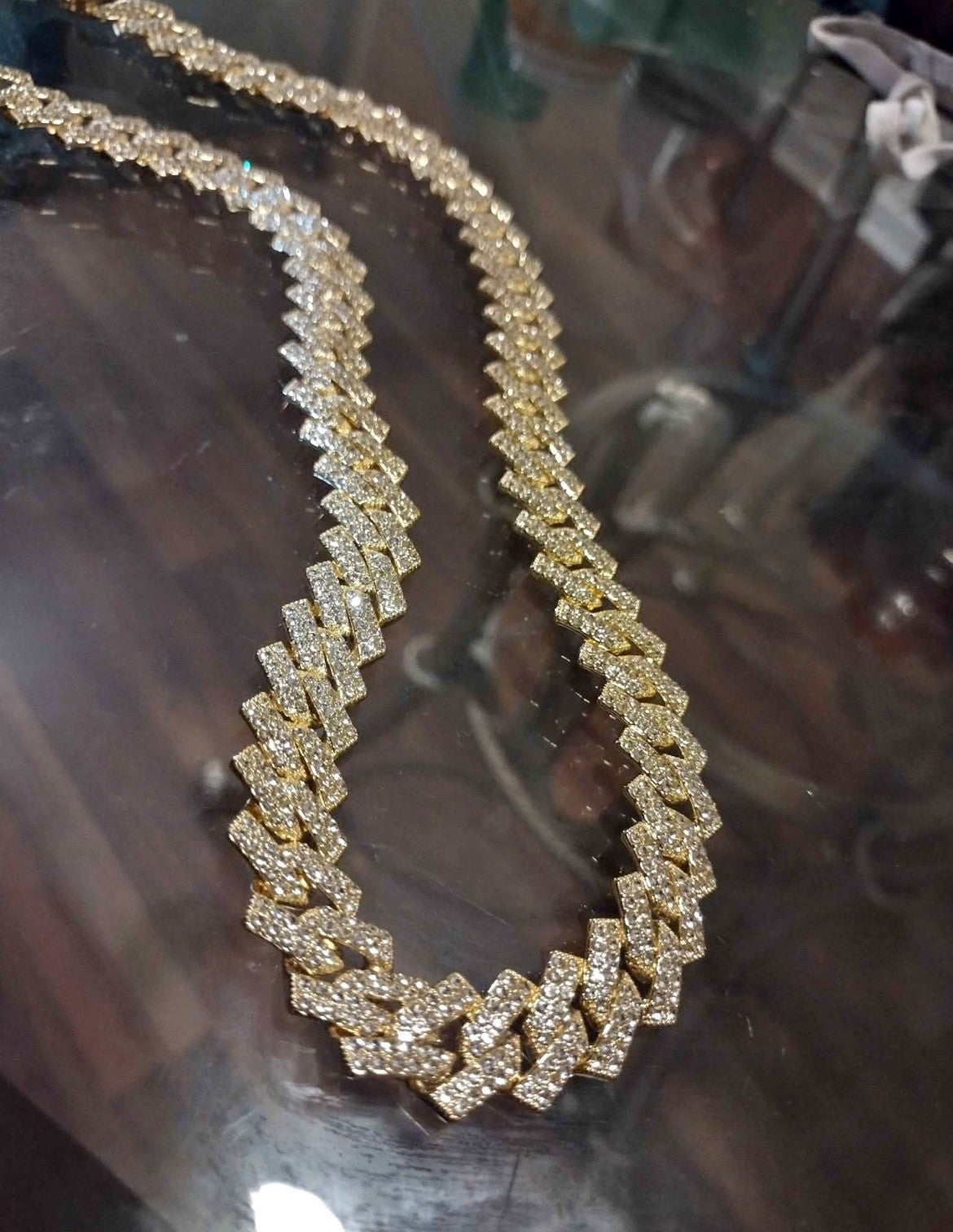 BRAND NEW 2025 VVS BUST DOWN DIAMOND LAB ICED OUT CUBAN LINK