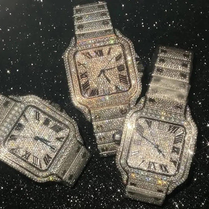 VVS Moissanite GRA Certified Iced Out Luxury Watch