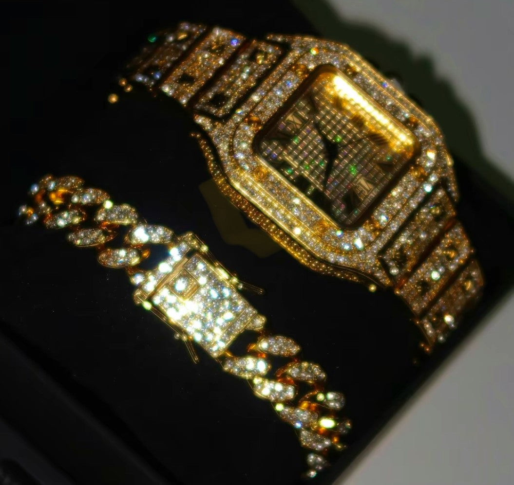 VVS Moissanite GRA Certified Iced Out Luxury Watch